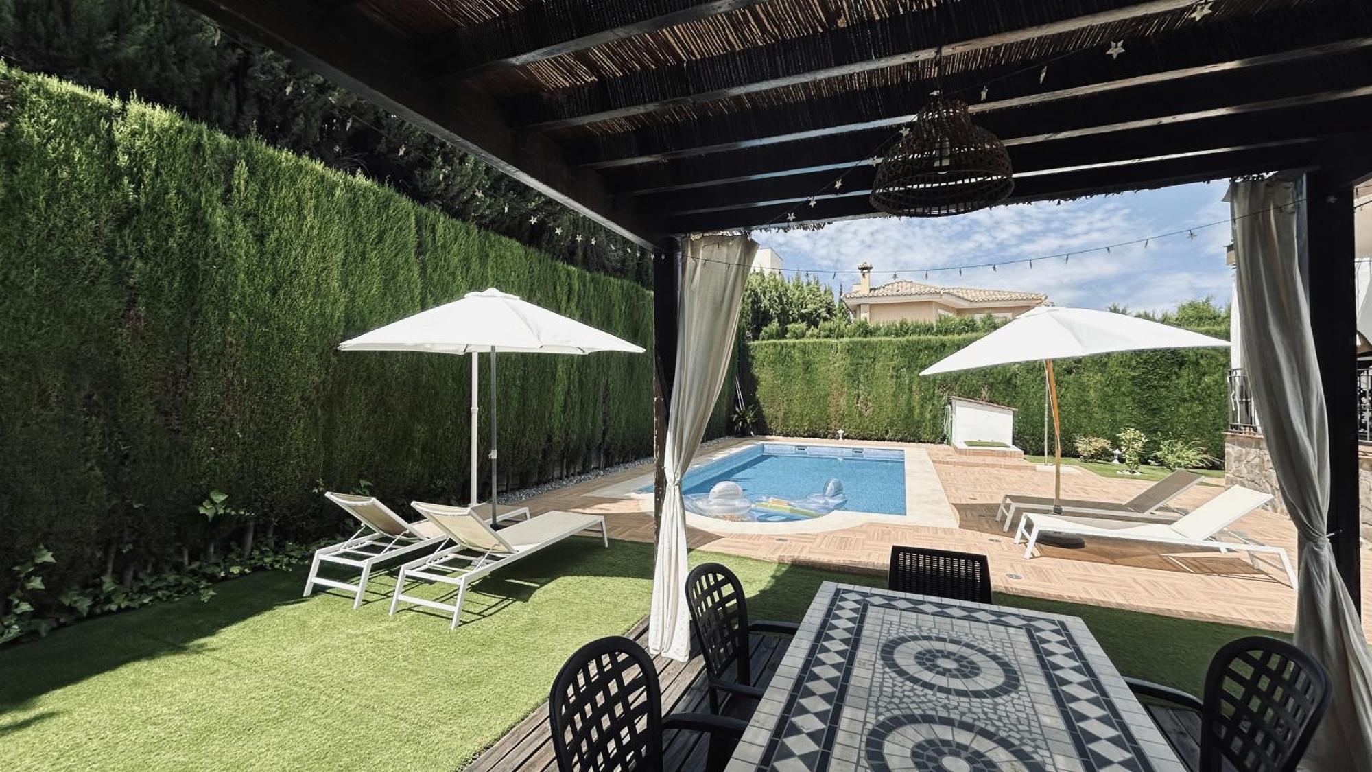 Extraordinaria Villa Con Piscina Y Chimenea Гранада Екстер'єр фото